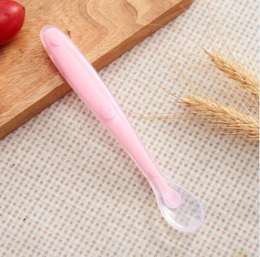 Silicone Baby Spoon Feeding BPA Free Utensils
