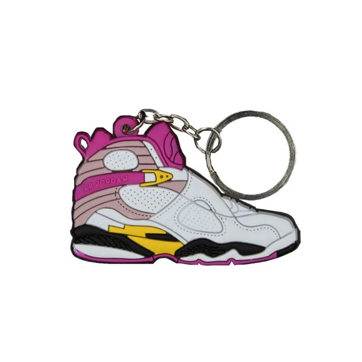 Custom PVC Rubber Jordan Shoes Keychain