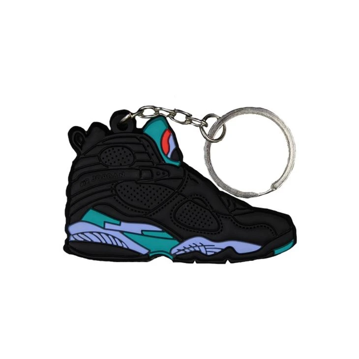 Custom PVC Rubber Jordan Shoes Keychain