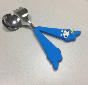 3D Cartoon Tableware Silicone Tea Spoon