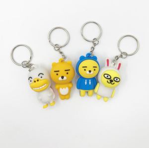 Brelocuri drăguțe din silicon cu desene animate 3D