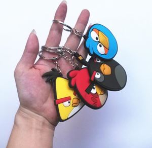 Cadou promoțional popular 2D/3D PVC păsări brelocuri