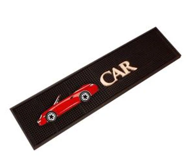 Design profesional Logo personalizat moale PVC Cauciuc Bar Runner Mat