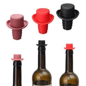 Reutilizabile Personalizați dopuri de sticlă de vin din silicon
