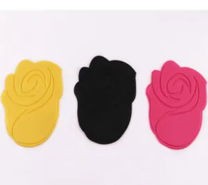Rose Coaster pentru băuturi din silicon / covor din silicon pentru ceașcă cu siglă