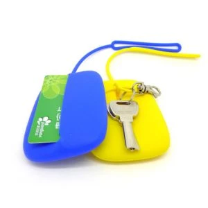 Mini Silicon Cheie Bag Card Pungă Titular