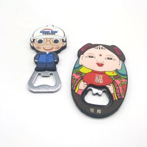 Deschizător de sticle de bere din silicon / PVC moale 3D