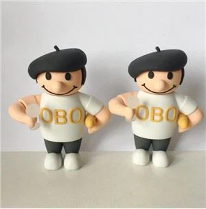 Suport cheie din cauciuc din pvc din silicon moale 3D
