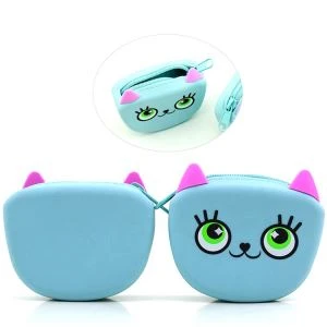 Creative Lovely Cat silicon Schimbarea pungă