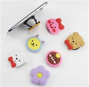 Accesorii pentru telefoane mobile Silicon PVC Cute Cartoon Mobile Holder pentru telefon