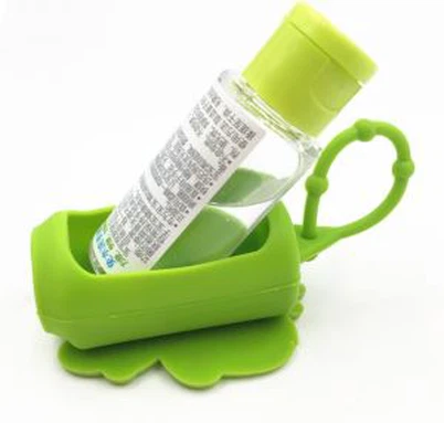 Suport de silicon 3D pentru sticlă de gel pentru dezinfectarea mâinilor fără apă de 30 ml