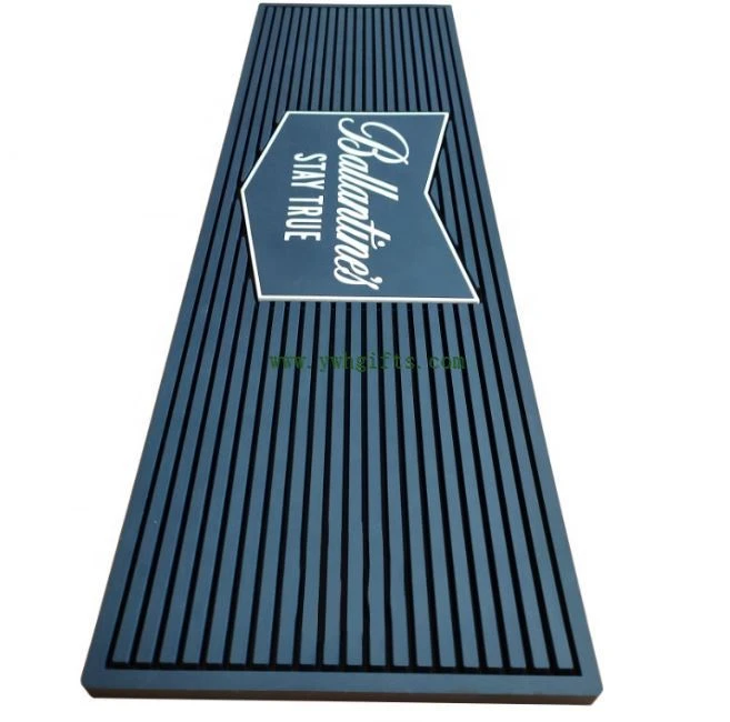 Led Light Illuminated Bar Runners PVC Drip Beer Bar Mat