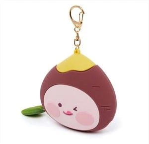 Cute portabil 3D silicon monedă pungă cheie caz