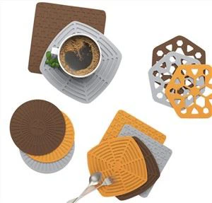 Izolație termică din silicon, față-verso, masă, tampon, cupă, pahar
