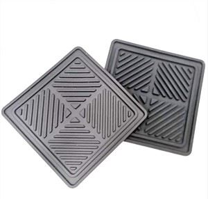 Pătrat Anti-opărire Pvc Drink Coaster Suporturi din cauciuc